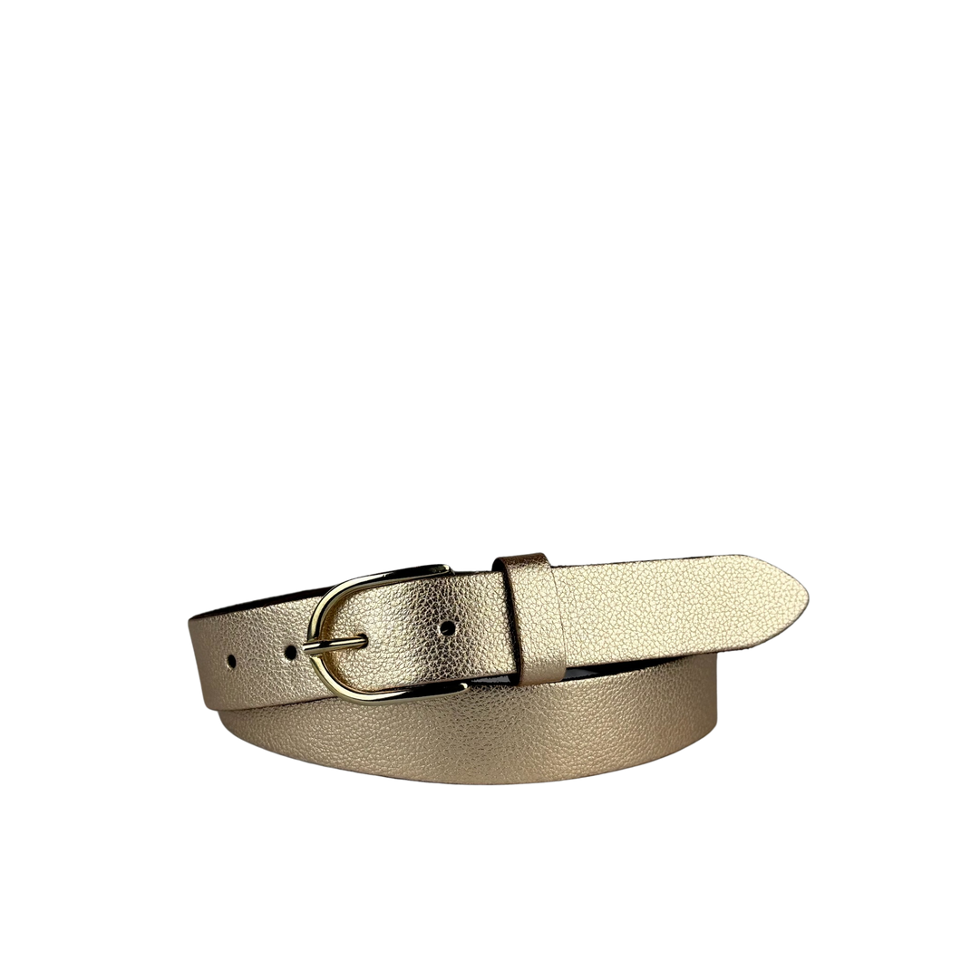 30911 Metallic Bubble Belt Women