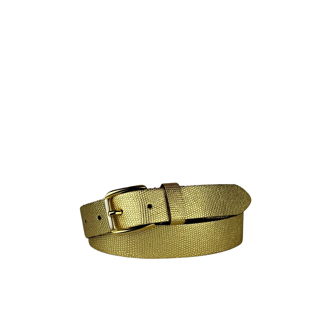 30916 Metallic Bubble Belt Women